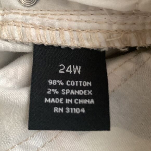 New Directions Curvy Skinny Capri Denim Jeans Size 24W - Picture 10 of 11